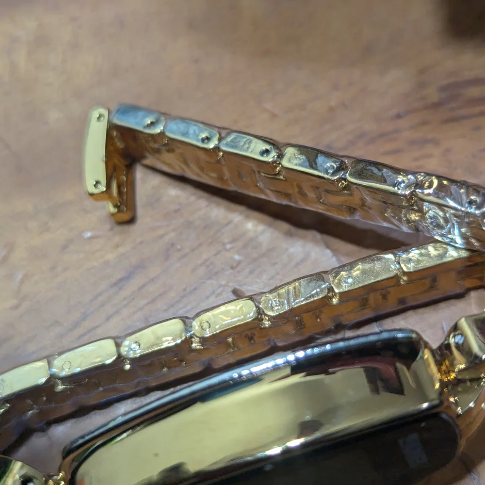 Gold-Tone Women's Digital Bracelet Smartwatch - Picture 6 of 8